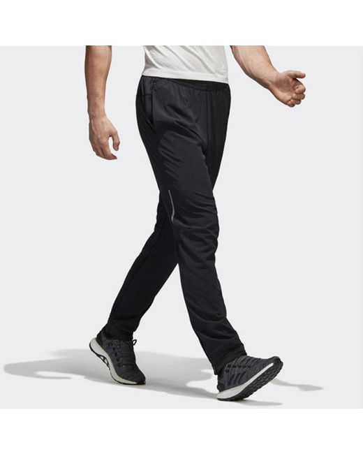 Adidas Black Zipper Tatting Sports Pants for men
