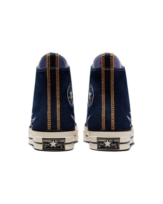 Converse Blue Chuck 70 High 'Workwear Denim Flame' for men