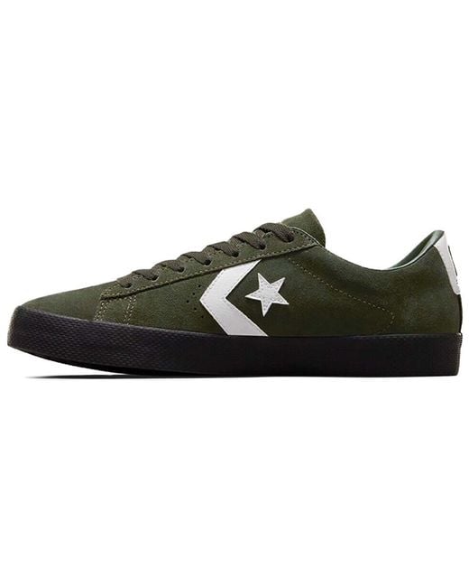 Converse Black Cons Pl Bulk Pro Suede Shoes 'Forest Shelter' for men
