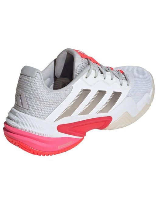 Adidas White Barricade 13 'Champagne Metallic Lucid' for men