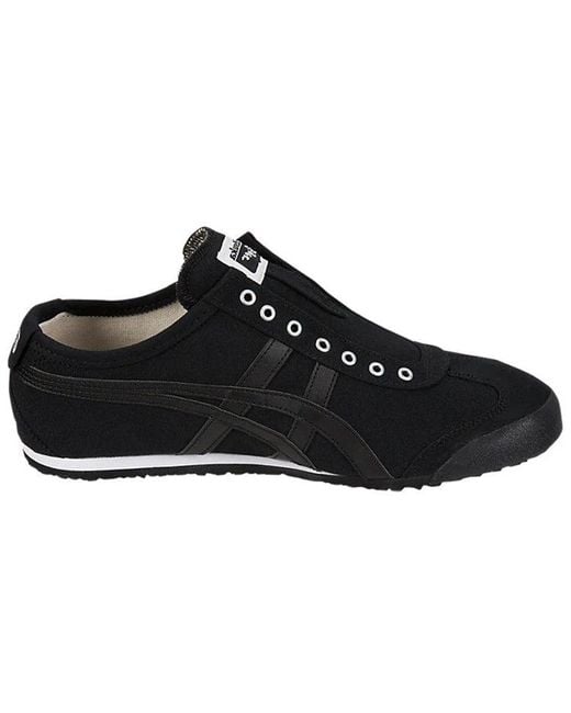 Onitsuka Tiger Black Mexico 66 Slip-On for men