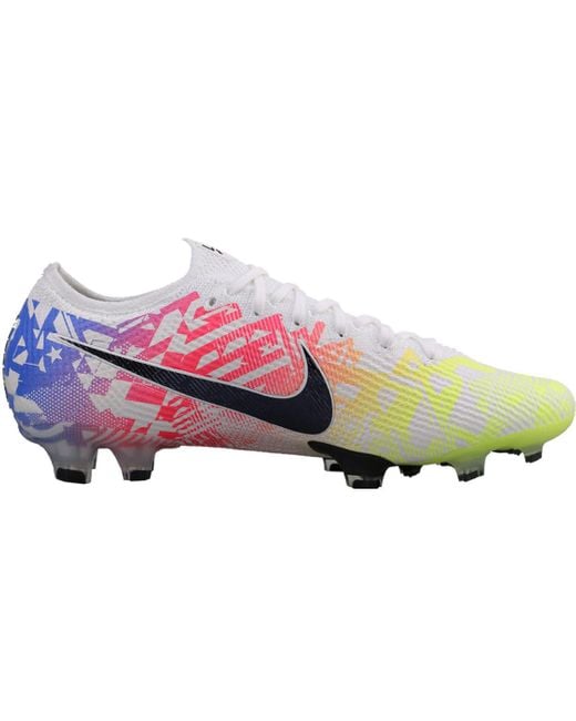 Nike Pink Neymar Jr. X Mercurial Vapor 13 Elite Fg 'Jogo Prismatico' for men