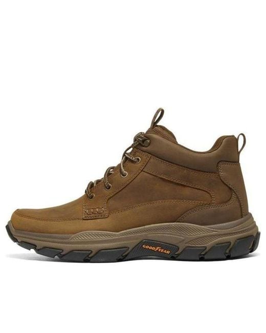 Skechers Brown Respected Boswell Boots for men