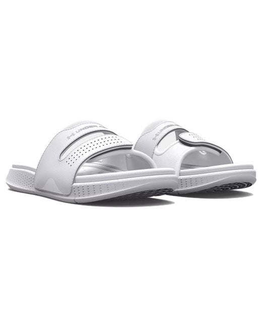Under Armour White (Wmns) Ansa Studio Slide Halo'