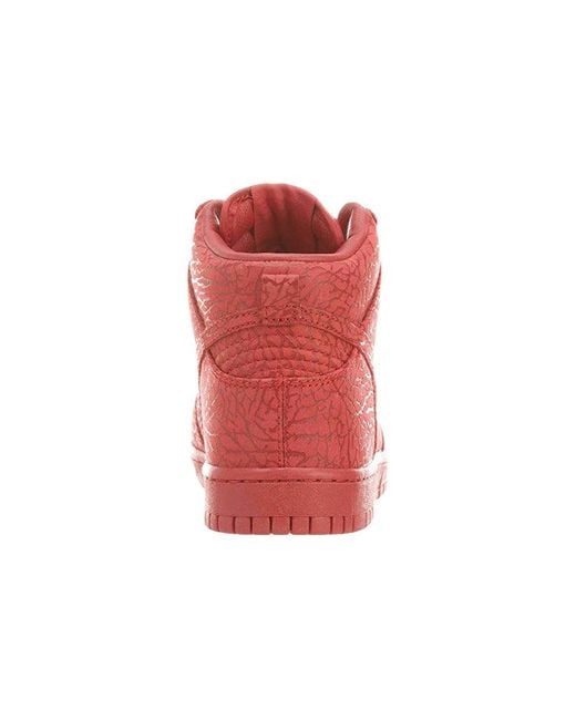 Nike Red Dunk High Premium 'Ultimate Glory' for men