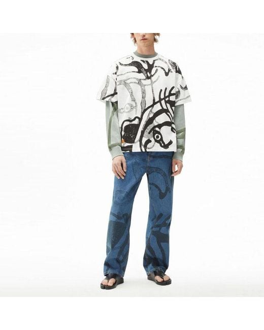 KENZO White Ss21 T-Shirt for men