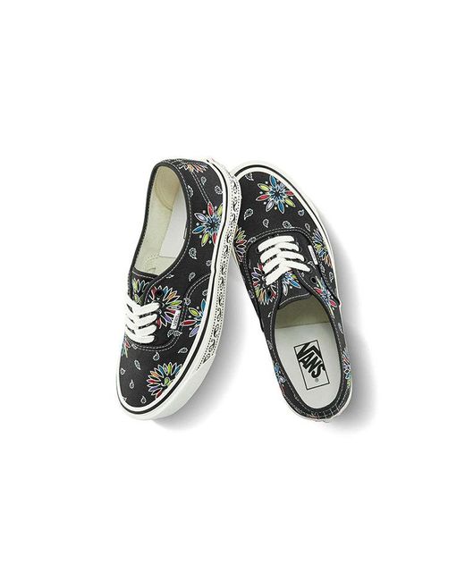 Vans Black Authentic 44 Dx 'Paisley for men