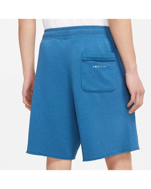 Nike Blue As Sportswear Swsh Knit Short Industrial for men