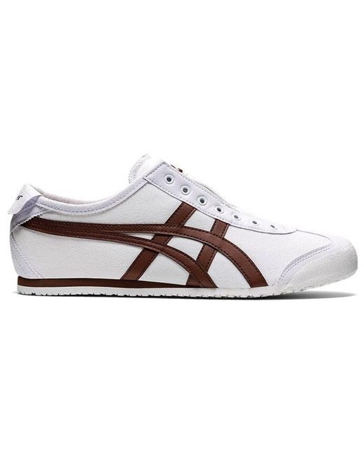 Onitsuka Tiger White Mexico 66 Slip-On ' Reddish' for men