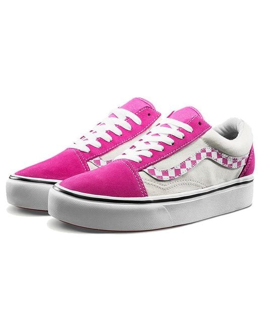 Vans Pink Comfycush Old Skool 'Sidestripe Carmine Rose' for men