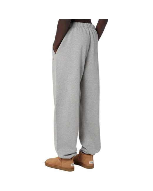 Fear Of God Gray Fleece Sweatpant 'Dark Heather' for men