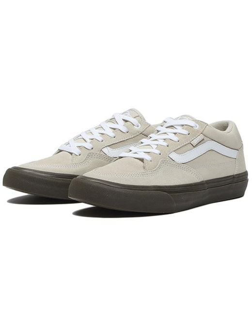 Vans White Rowan Pro 'Oatmeal Gum' for men