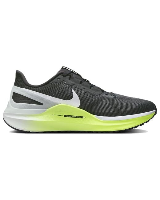 Nike Black Air Zoom Structure 25 Volt' for men