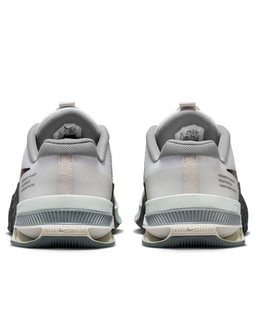 Nike White Metcon 8 'Photon Dust Anthracite' for men