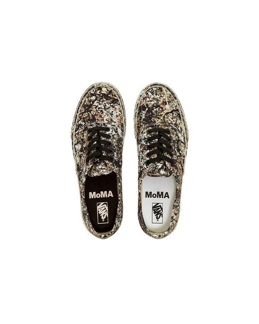 Vans Brown Moma X Authentic 'Jackson Pollocks One: Number 31, 1950' for men