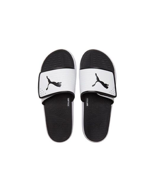 PUMA White Softride Slide for men