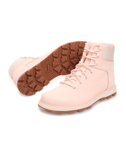 PUMA Pink Desierto Fun Mid-High Boots for men