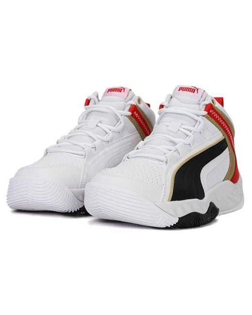 PUMA White Rebound Future Evo Mid-Top for men