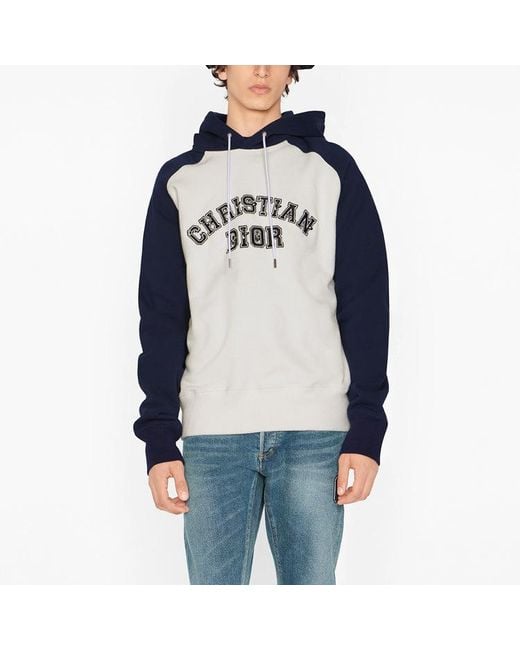 Dior Blue X Peter Doig Fw21 Logo Long-Sleeved for men