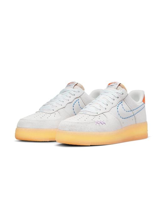 Nike White Air Force 1 '07 Lv8 101' for men