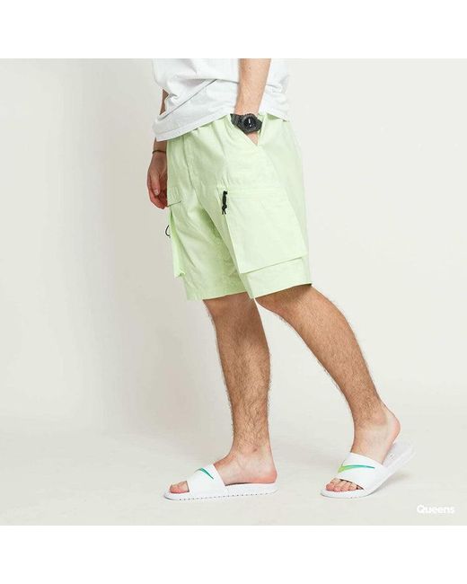 Nike Green Acg Cargo Functional Sports Shorts Fluorescent for men