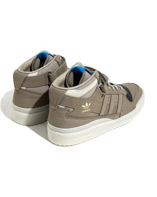Adidas Brown Forum Mid 'Clay Sesame' for men