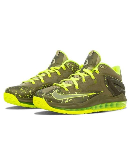 Nike Green Max Lebron 11 Low 'Dunkman' for men