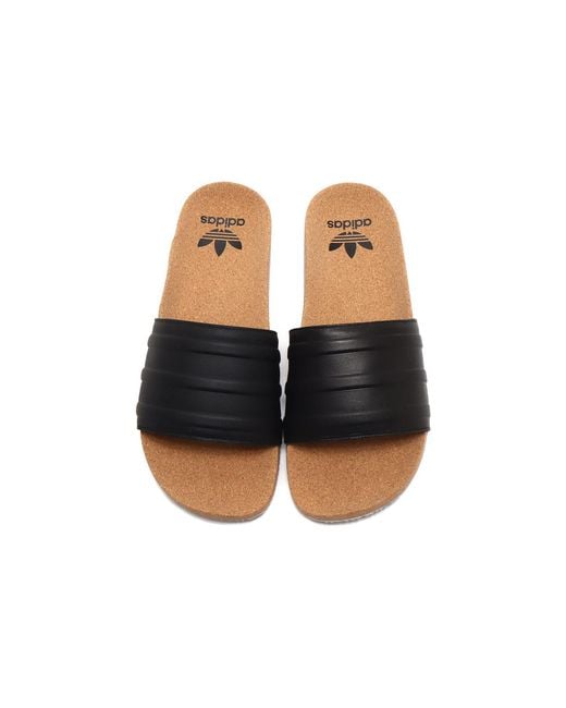 Adidas Blue Originals Adilette Cork' for men