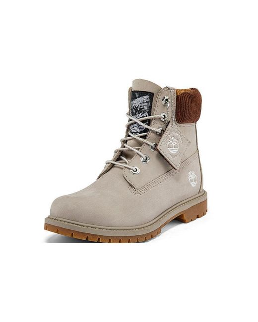 Timberland Brown Heritage 6 Inch Waterproof Wide Fit Boots