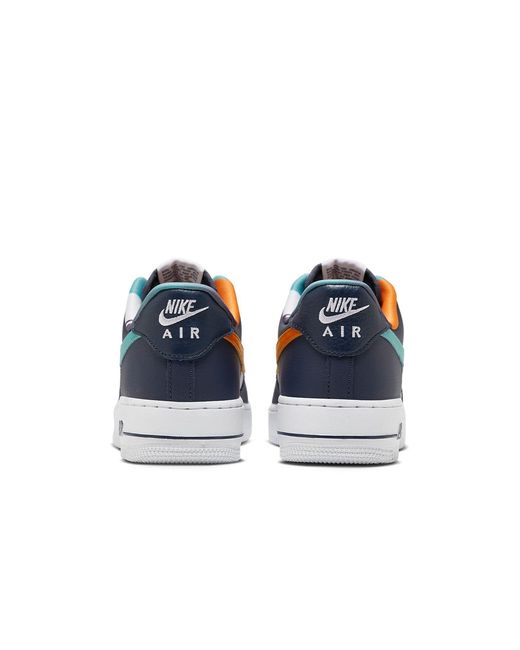Nike Blue Air Force 1 '07 Lv8 Emb 'Thunder Washed' for men