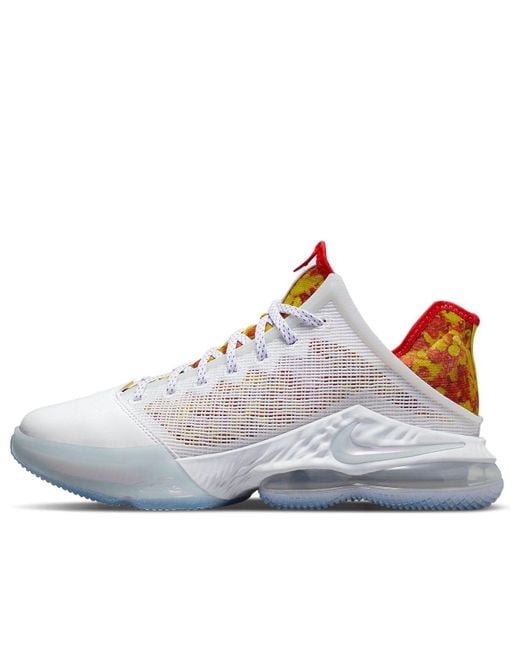Nike White Flintstone X Lebron 19 Low 'Magic Fruity Pebbles' for men