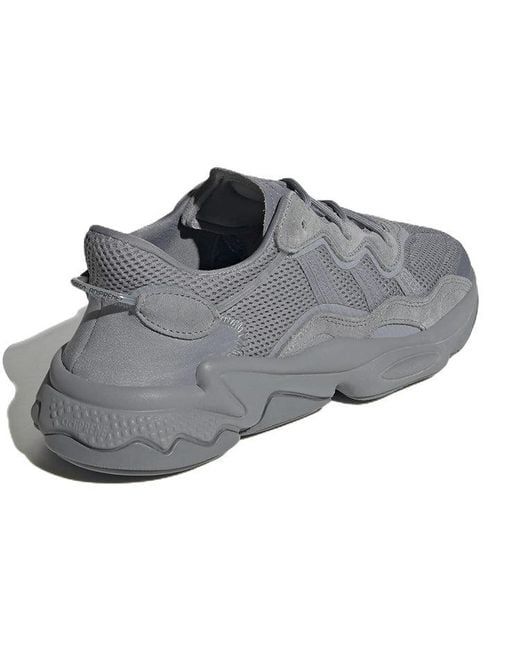 Adidas Gray Ozweego Shoes for men