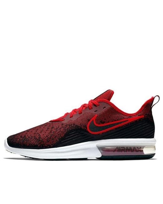 Nike Red Air Max Sequent 4 'University' for men