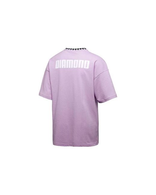 PUMA Purple X Diamond Oversize Tee for men