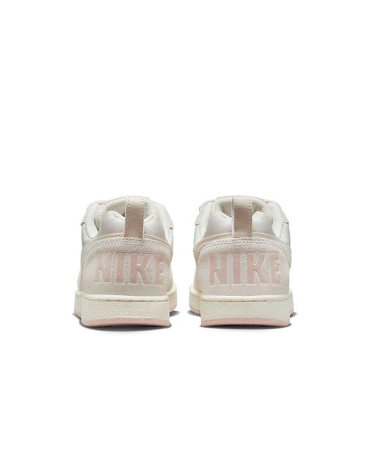 Nike White (Wmns) Court Borough Low Premium 'Sail Light Orewood'