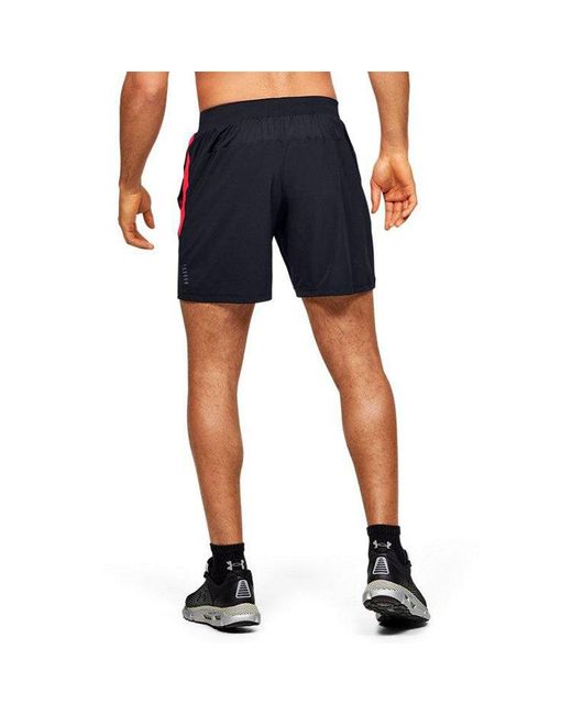 Under Armour Blue Qualifier Speedpocket Branded 7' Shorts for men