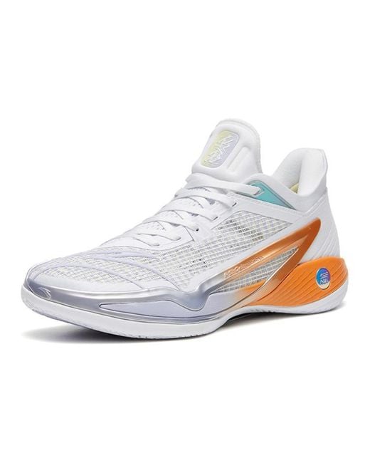 Anta White Light Crazy Up 4 'Rocket Tail Flame' for men
