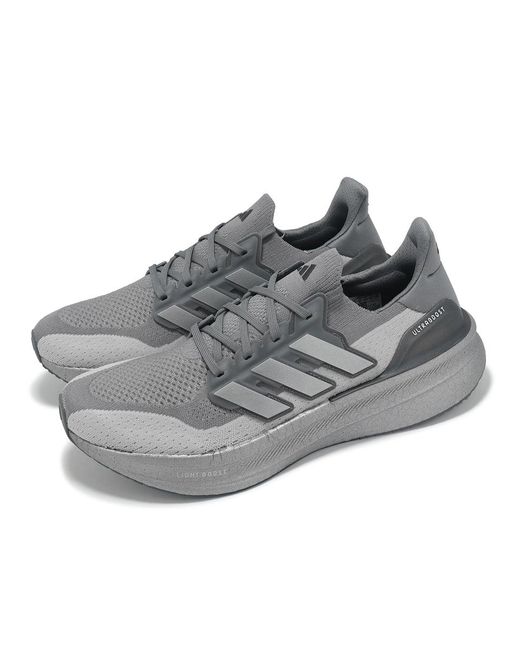 Adidas Gray Ultraboost 5 Four Metallic' for men