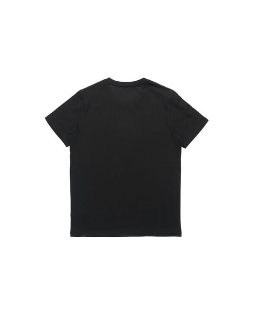 PUMA Black Taping Logo T-Shirt for men