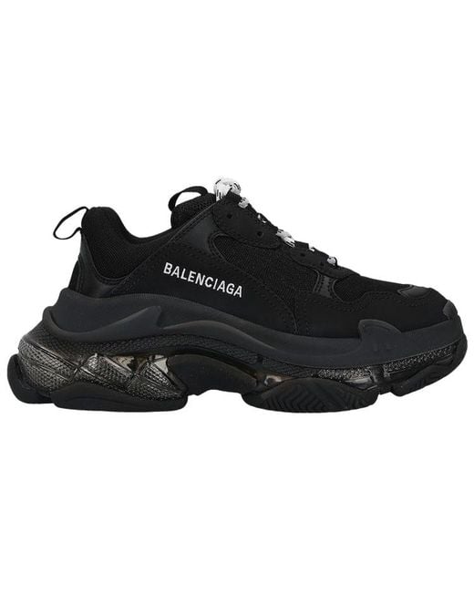 Balenciaga Black (Wmns) Triple S Sneaker 'Clear Sole