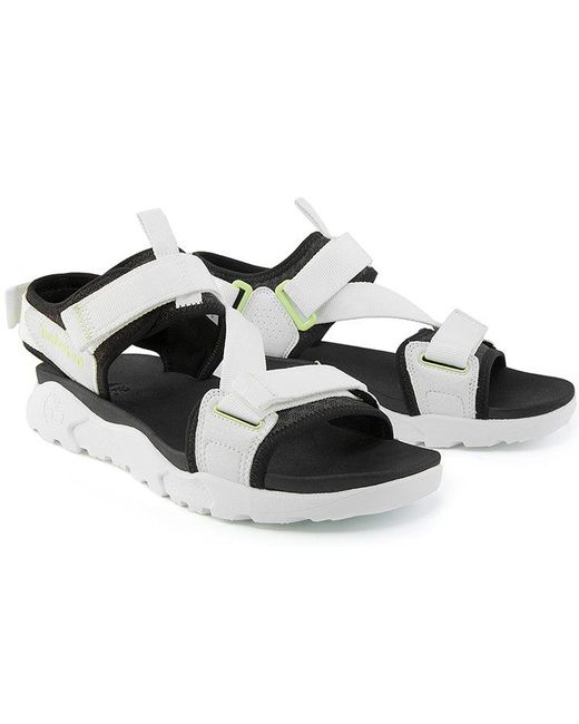 Timberland White Ripcord Double-Strap Sandals for men