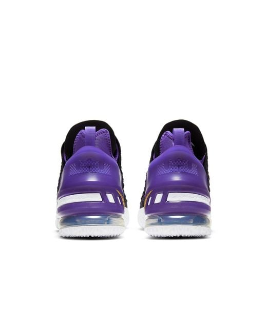 Nike Blue Lebron 18 'Lakers' for men