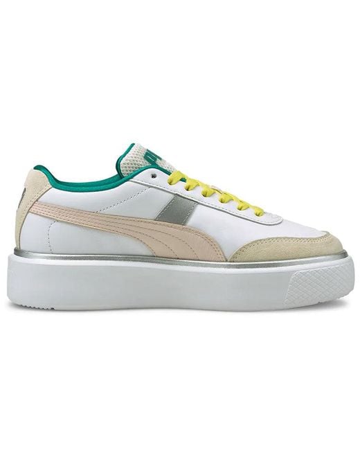 PUMA White Oslo Maja Oq Trainers