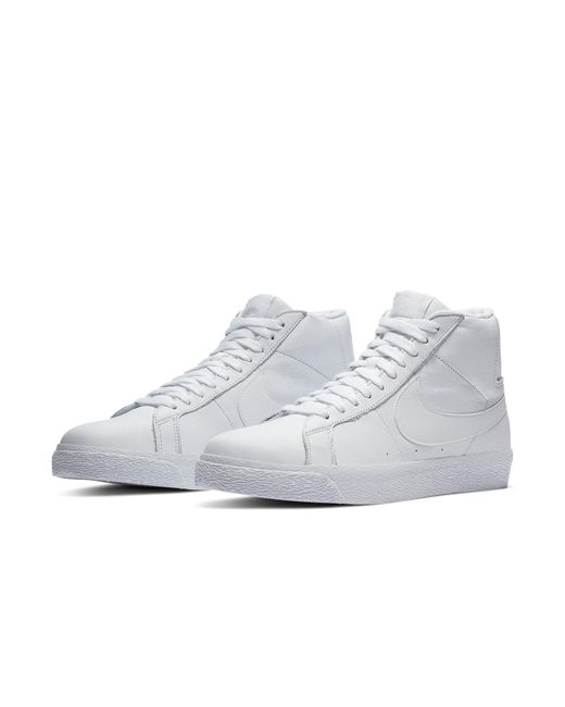 Nike White Zoom Blazer Mid Sb 'Triple' for men