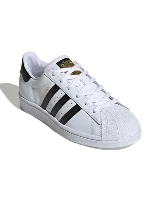 Adidas White Adidas Womens Superstar Sneaker