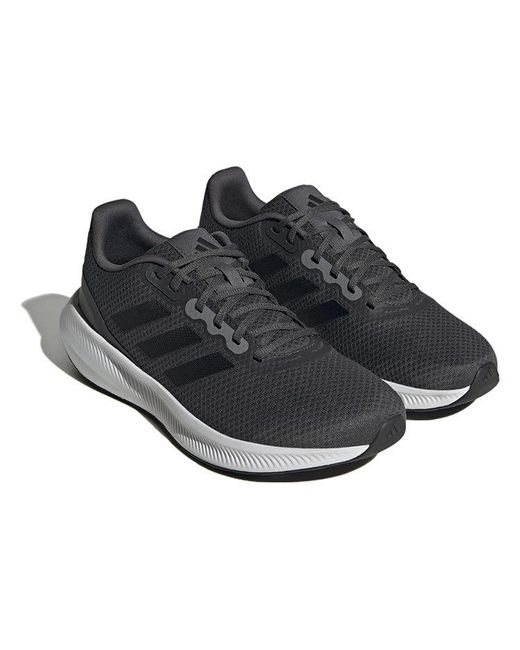 Adidas Black Runfalcon 3.0 Tr Wide Carbon' for men