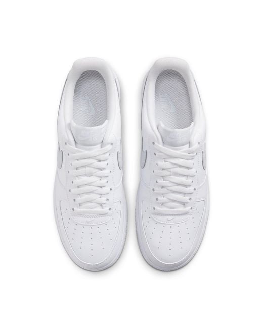 Nike White Air Force 1 '07 Pure Platinum' for men