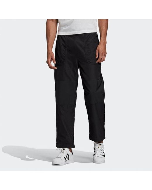Adidas Black Originals Cargo Pants Sports Long Pant for men