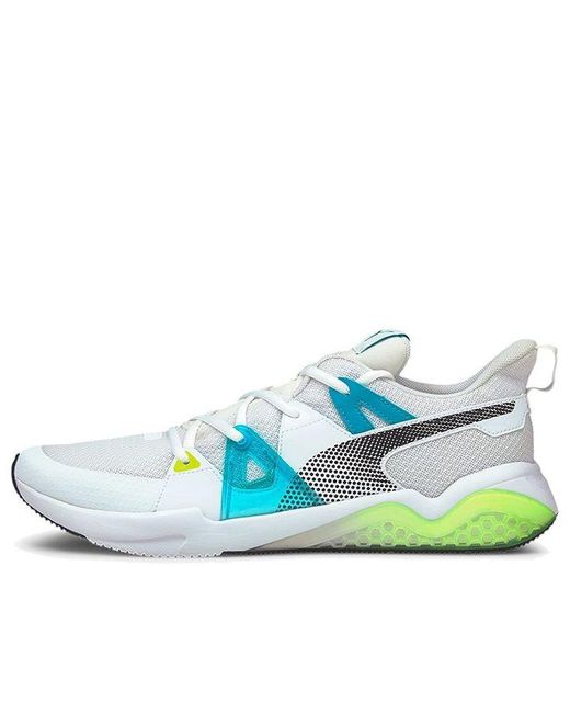 PUMA Cell Fraction Fade Running Shoes White blue green for Men Lyst