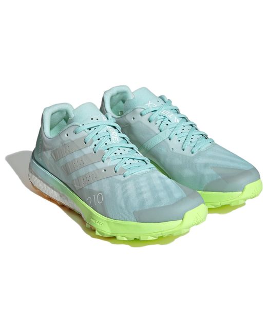 Adidas Blue Terrex Speed Ultra 'Aqua Wonder Lucid Lemon' for men